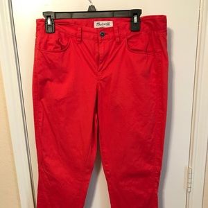 Madewell ankle skinny chinos